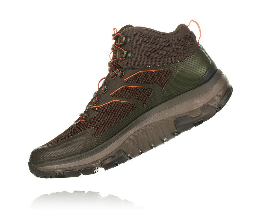 Hoka One One Turisticke Topanky Panske Hnede - Toa GORE-TEX - 93015-OUBK